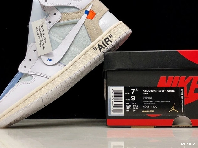 1 White AQ0818-100 Off-White Jordan High Retro Air 0722